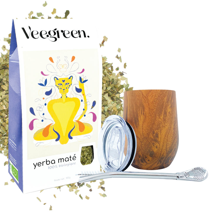 Yerba Mate + Brown Calabash Box